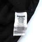 NAPAPIJRI ハーフジップ アノラックパーカー シェルパ フリースジャケット M ブラック ドローコード Teide Fleece Hoodie N0Y13M