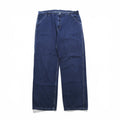 POLO JEANS CO. RALPH LAUREN 90s Baggy Painter Wide Denim Pants, Indigo, XL, Cinch Back, Big Size