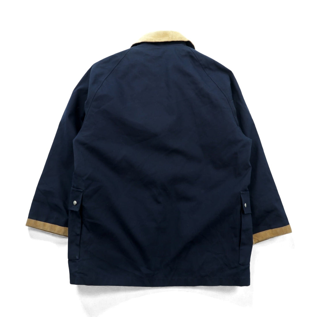 Iron trevor イタリア製 ダック ファイヤーマンジャケット カバーオール 2XL ネイビー 襟コーデュロイ ライナー着脱式 チンストラップ 未使用品