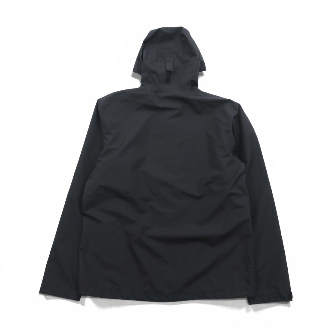 HELLY HANSEN Waterproof Rain Jacket Mountain Parka L Black Drawcord SEVEN J TECH NB4 62047