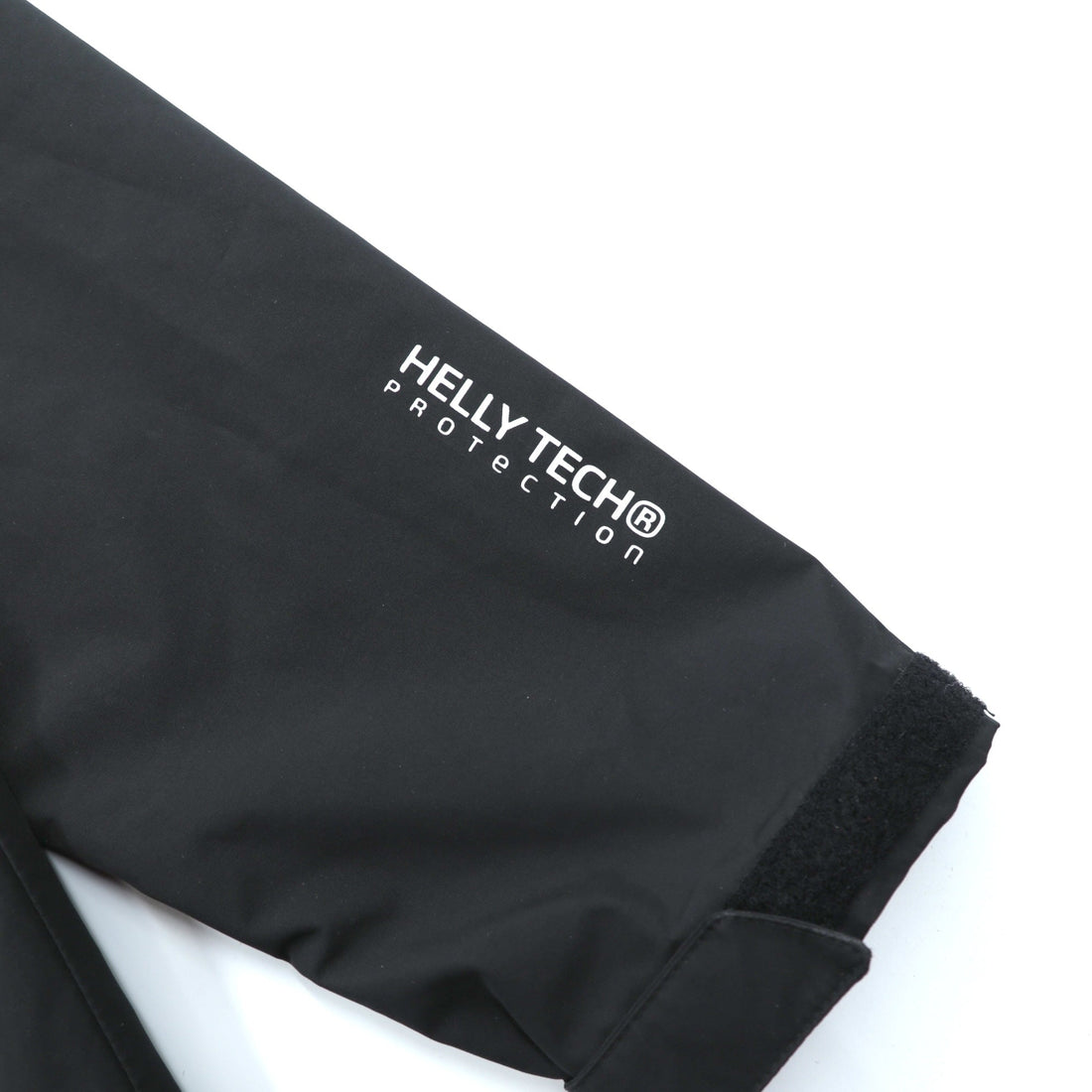 HELLY HANSEN Waterproof Rain Jacket Mountain Parka L Black Drawcord SEVEN J TECH NB4 62047