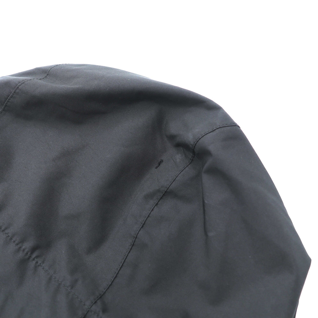 HELLY HANSEN Waterproof Rain Jacket Mountain Parka L Black Drawcord SEVEN J TECH NB4 62047
