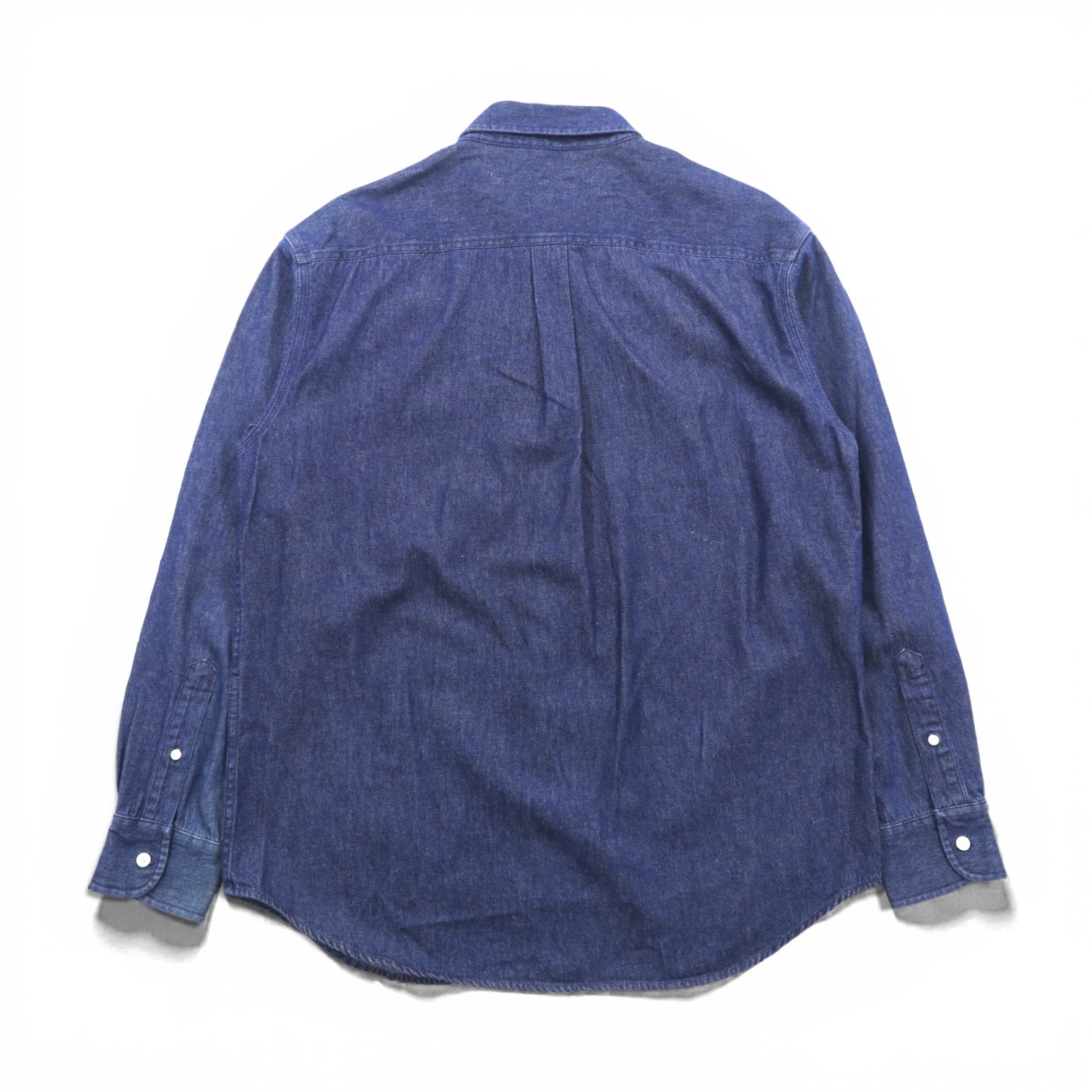 POLO JEANS CO. RALPH LAUREN 90年代 デニム シャツ L インディゴ ブルー 胸ポケット