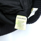 Woolrich N-2B フライトジャケット 中綿 ボンバージャケット L ネイビー 短丈 ナイロン ラビットパーカー フェイクファー