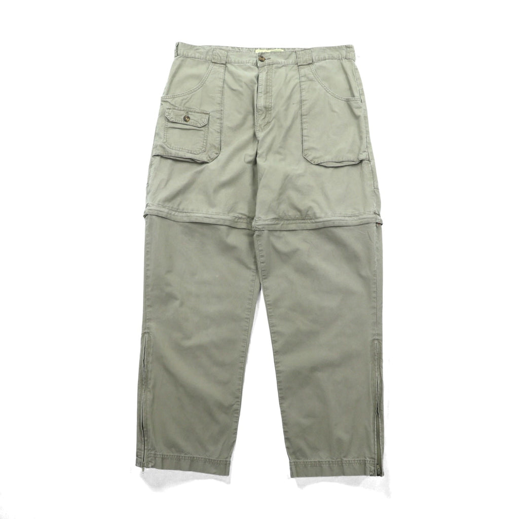 Cabela’s OUTDOORS 2WAY コンバーチブル カーゴパンツ XL カーキ コットン