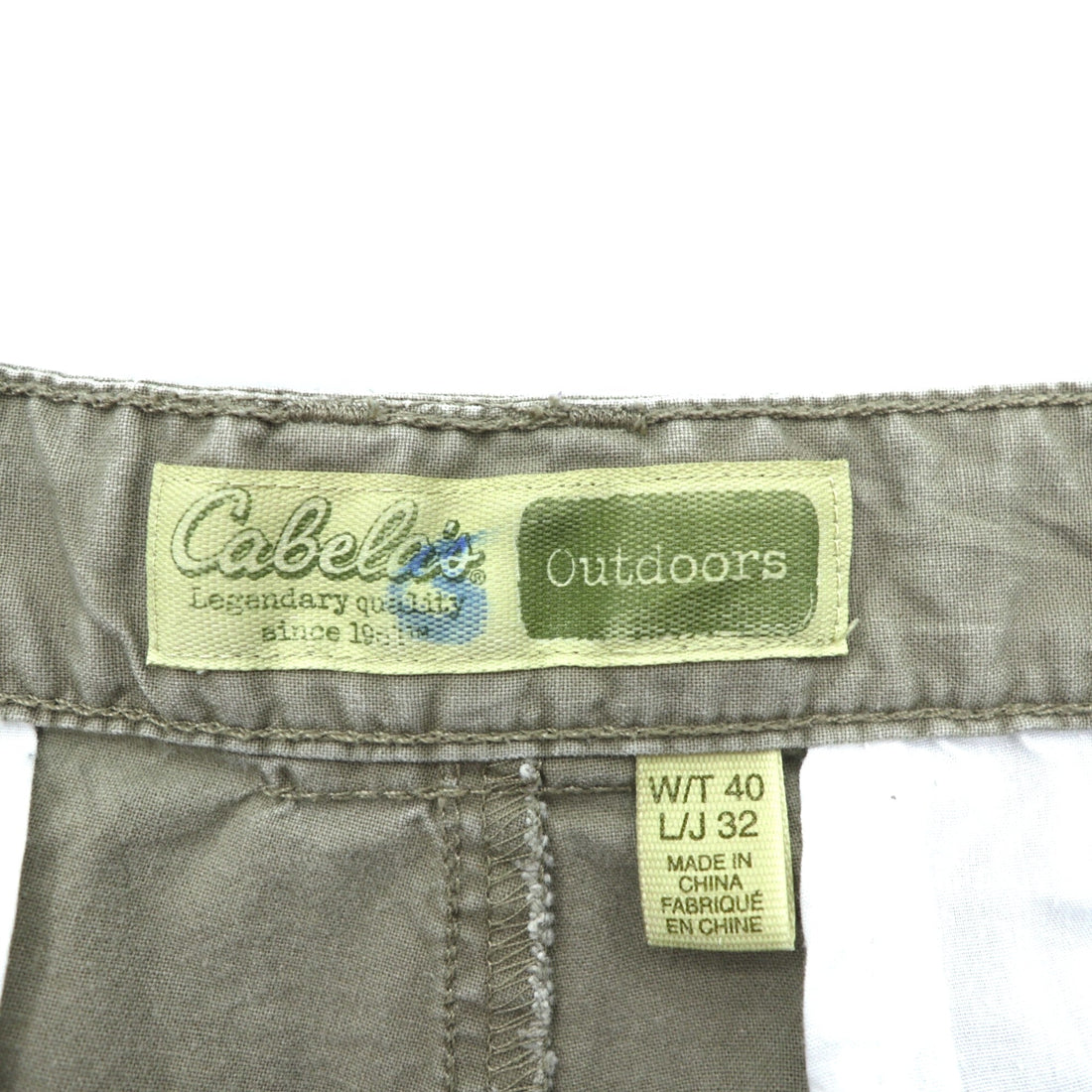 Cabela's OUTDOORS 2-Way Convertible Cargo Pants, XL, Khaki Cotton