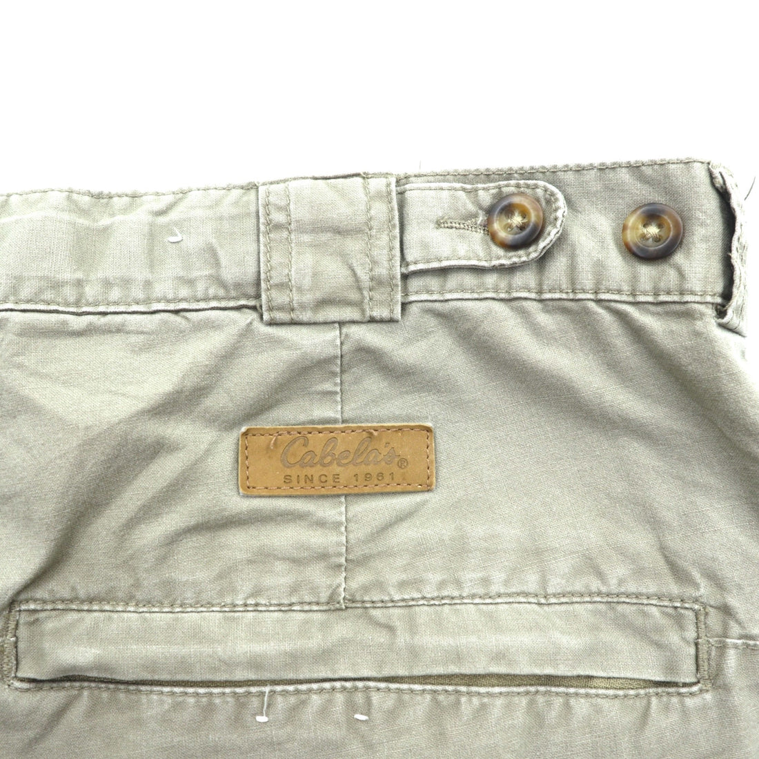 Cabela's OUTDOORS 2-Way Convertible Cargo Pants, XL, Khaki Cotton