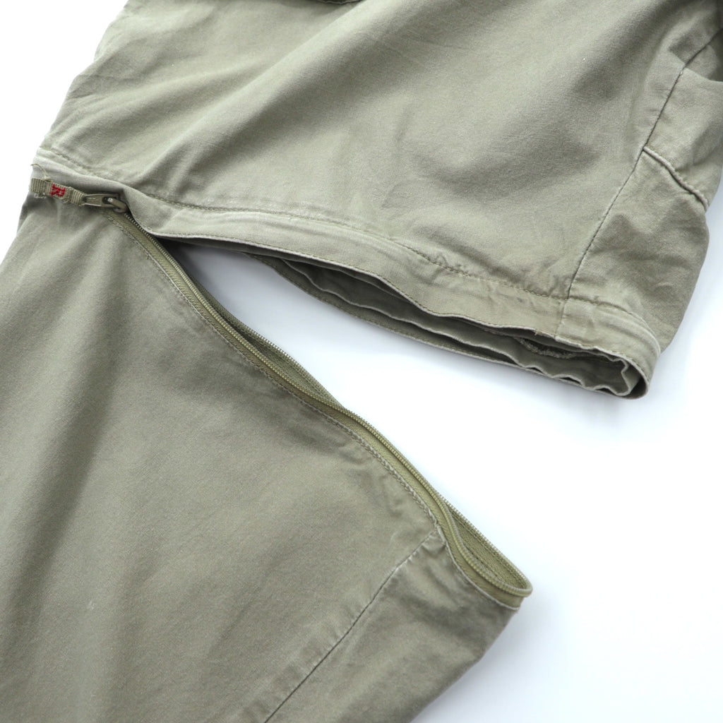 Cabela’s OUTDOORS 2WAY コンバーチブル カーゴパンツ XL カーキ コットン
