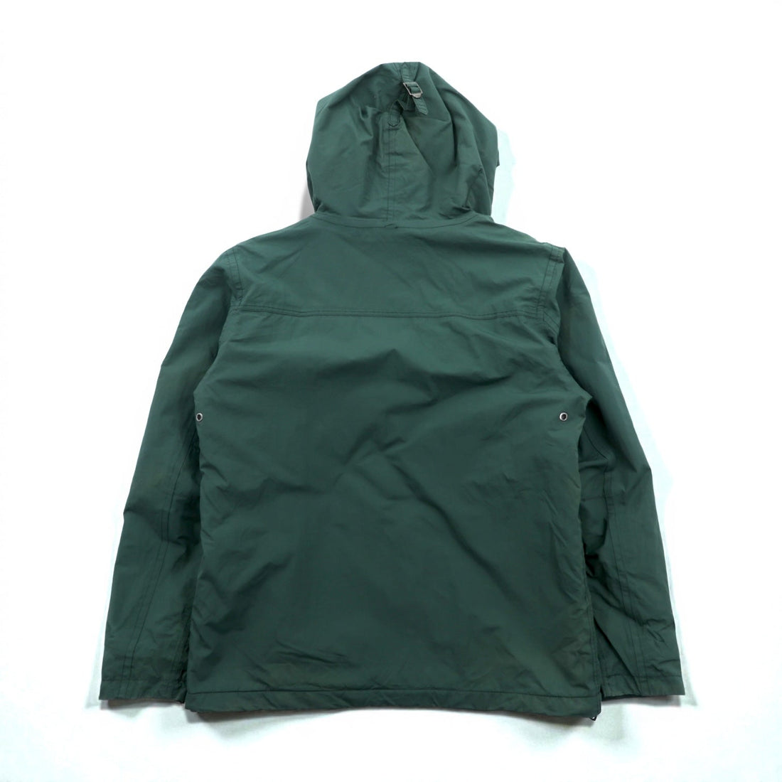 NAPAPIJRI Half Zip Anorak Hoodie Nylon Jacket Fleece liner L Khaki RAIN FOREST WINTER TAPED SEAMS N0Y7H2