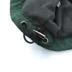 NAPAPIJRI ハーフジップ アノラックパーカー ナイロンジャケット フリースライナー L カーキ RAIN FOREST WINTER ANORAK TAPED SEAMS N0Y7H2