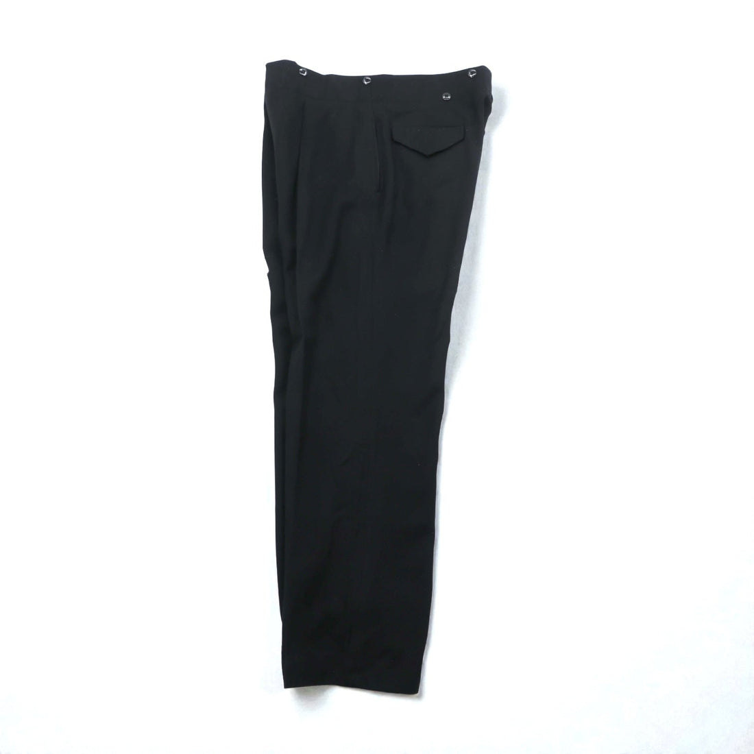 70s Vintage Canadian Military Battle Dress Trousers, BDU Size L, Black Wool, 8405-21-500-1147, Clayman & Sons Ltd., 1973, Made in Canada