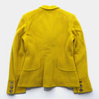 Brioni イタリア製 コーデュロイ 3B テーラードジャケット ブレザー L イエロー ウール