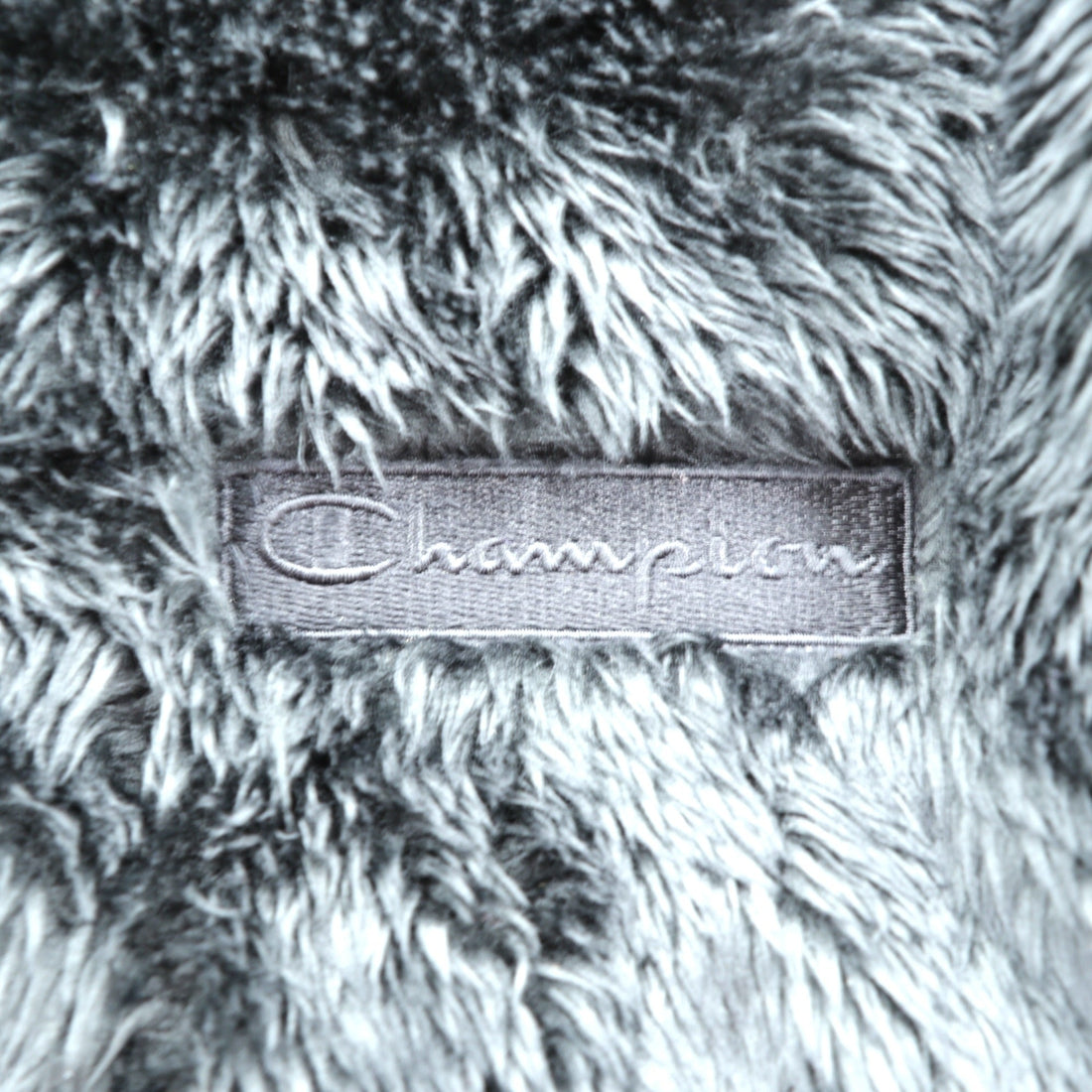 Champion Sherpa Fleece Jacket, Medium, Black, Stand Collar, Sonny Label Exclusive, C8-U613