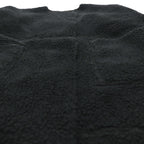 Johnbull リバーシブル 2WAY フェイクムートン コート ノーカラーコート S ブラウン ボア AH066M