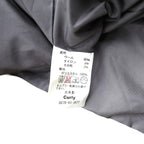 CURLY シングルオフィサー ピーコート M ベージュ 襟コーデュロイ ピークドラペル SINGLE OFFICER PEA COAT 日本製