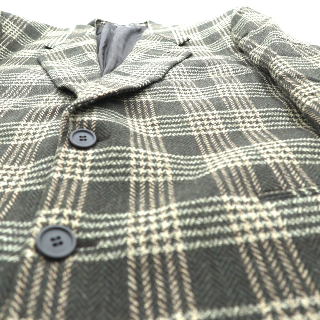 GIORGIO ARMANI イタリア製 LE COLLEZIONI ツイード 2B テーラードジャケット ブレザー L ブラウン ウール チェック BLOOMINGDALE'S