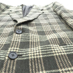 GIORGIO ARMANI イタリア製 LE COLLEZIONI ツイード 2B テーラードジャケット ブレザー L ブラウン ウール チェック BLOOMINGDALE'S