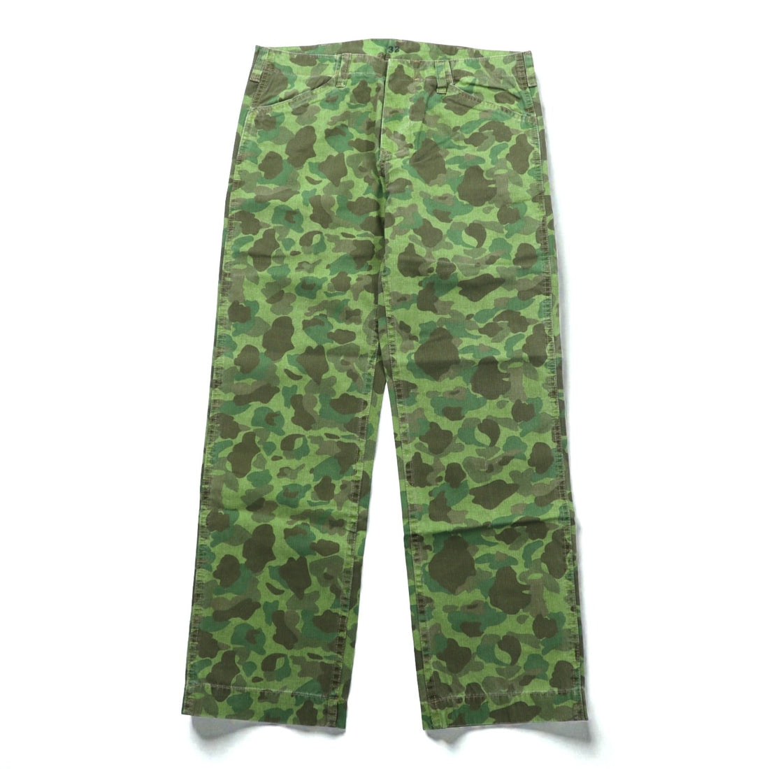 USMC P-1941 Military Utility Pants, Size L, Khaki Camouflage, Duck Hunter Replica, Deadstock, Unused