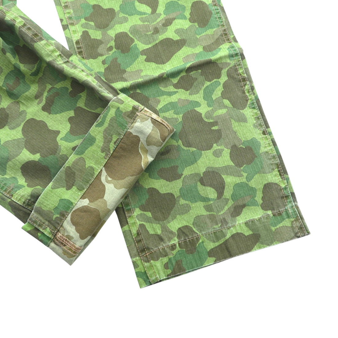 USMC P-1941 Military Utility Pants, Size L, Khaki Camouflage, Duck Hunter Replica, Deadstock, Unused