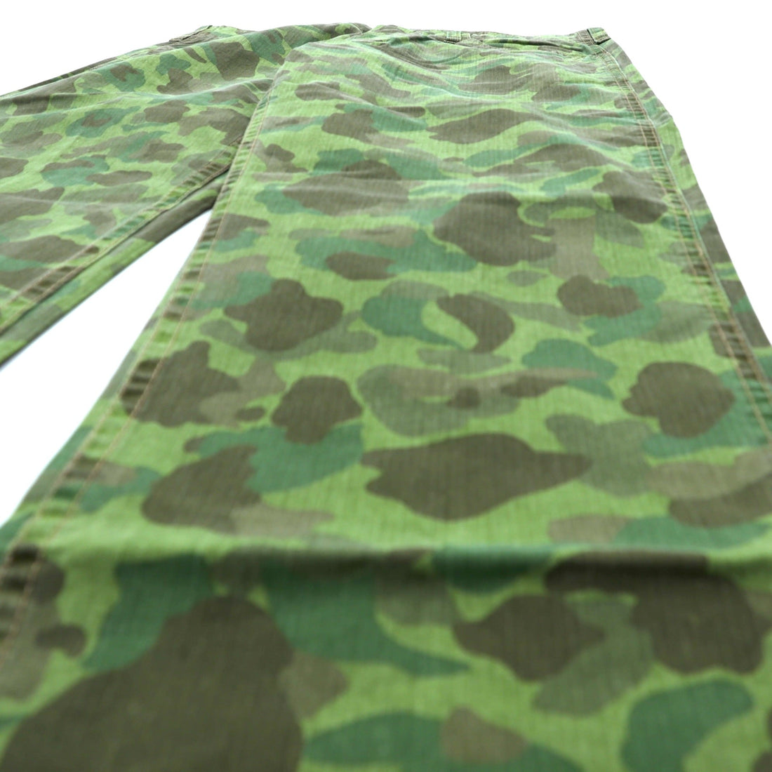 USMC P-1941 Military Utility Pants, Size L, Khaki Camouflage, Duck Hunter Replica, Deadstock, Unused