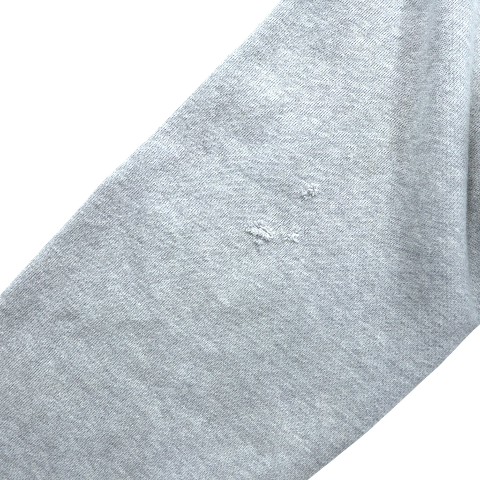 Polo Ralph Lauren 90年代 リバースウィーブ ジップパーカー M グレー スモールポニー刺繍 サーマル裏地