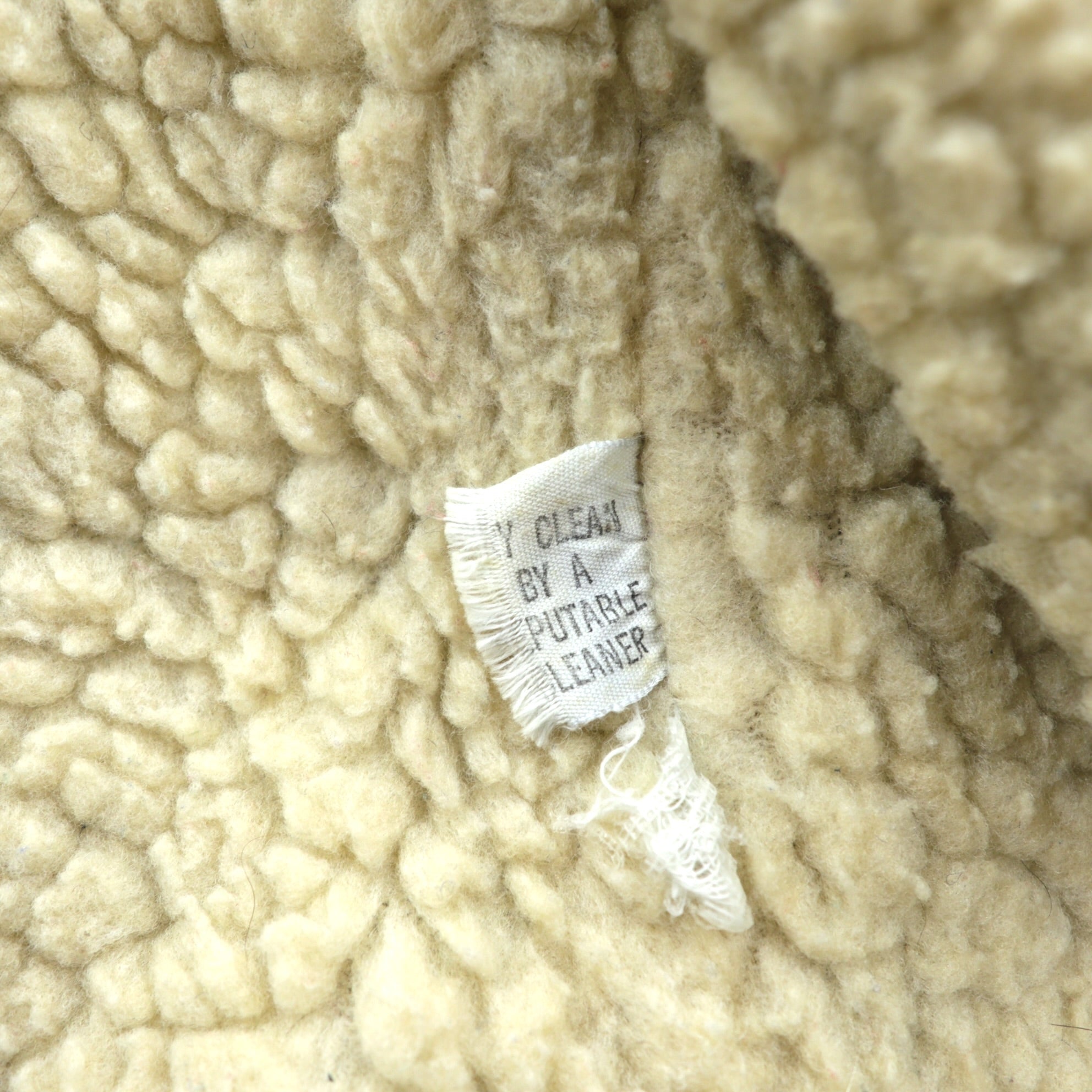 Sears 70年代 短丈 デニムジャケット Gジャン スナップボタン ワークジャケット L インディゴ 裏ボア