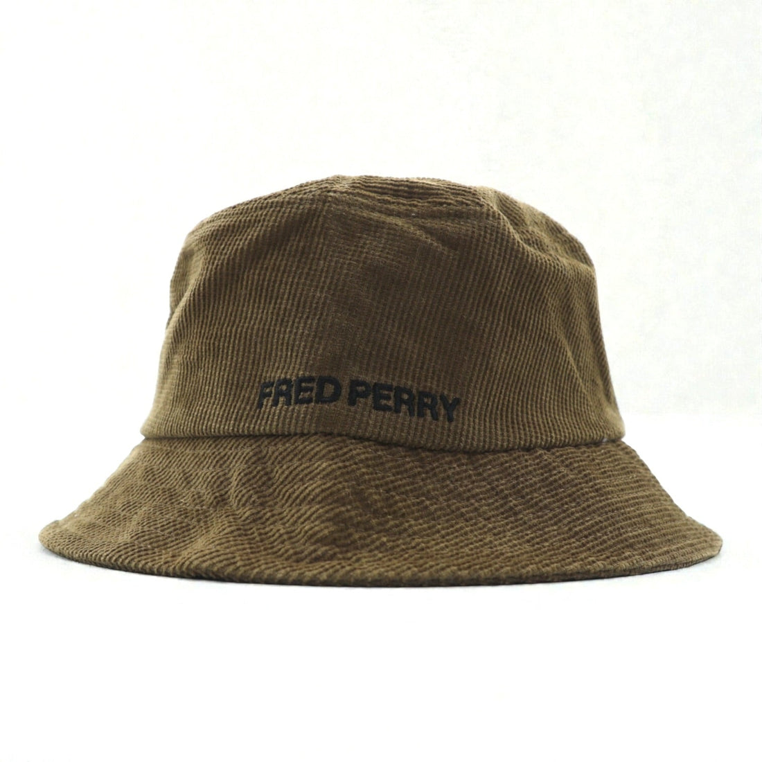 FRED PERRY Waffle Cord Bucket Hat Brown HW6690