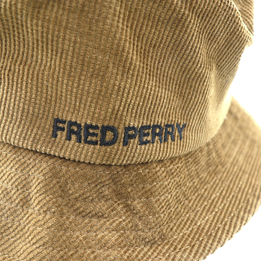 FRED PERRY Waffle Cord Bucket Hat Brown HW6690