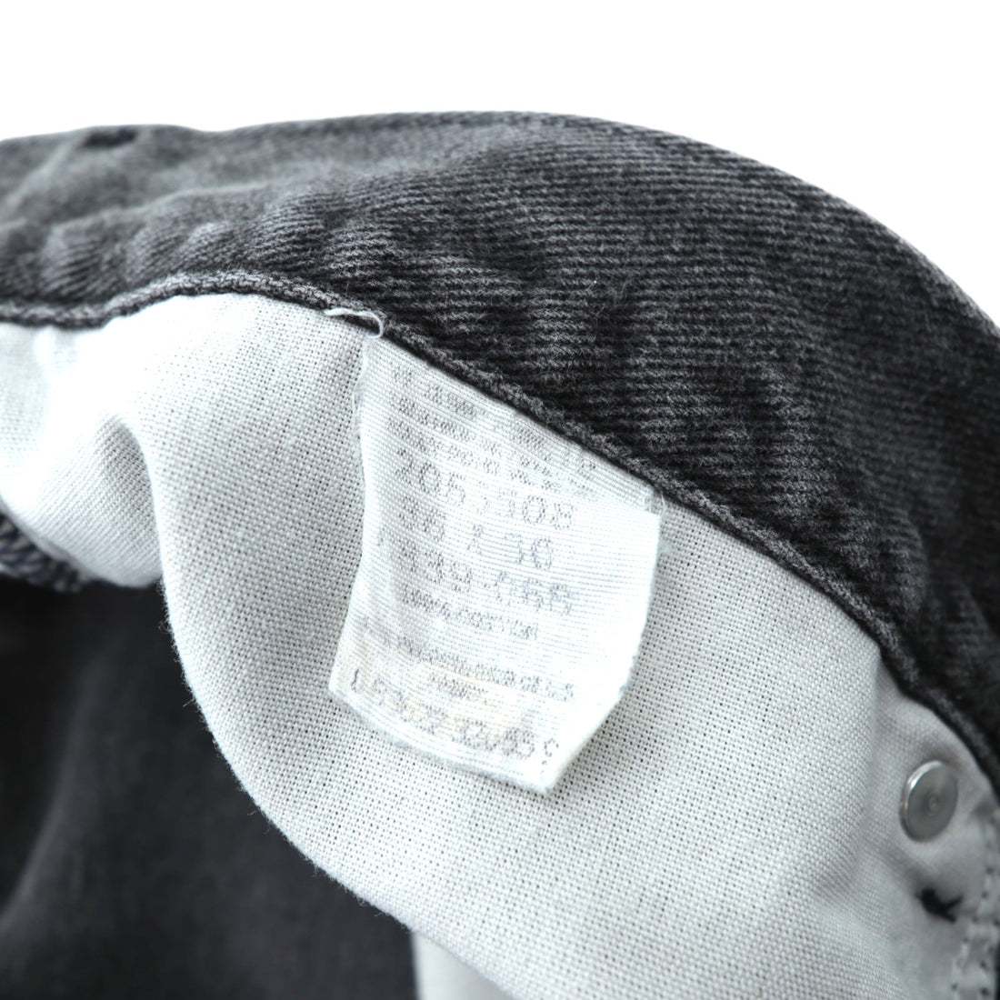 Lee 90s Made in USA Baggy Jeans Tapered Black Denim Pants, Size L, Zipper Fly, Leather Patch, Relaxed Fit, 2055508