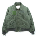 US AIR FORCE 米軍 CWU-45P 短丈 フライトジャケット XL カーキ 中綿 ナイロン 00-0423-41 ROTHCO