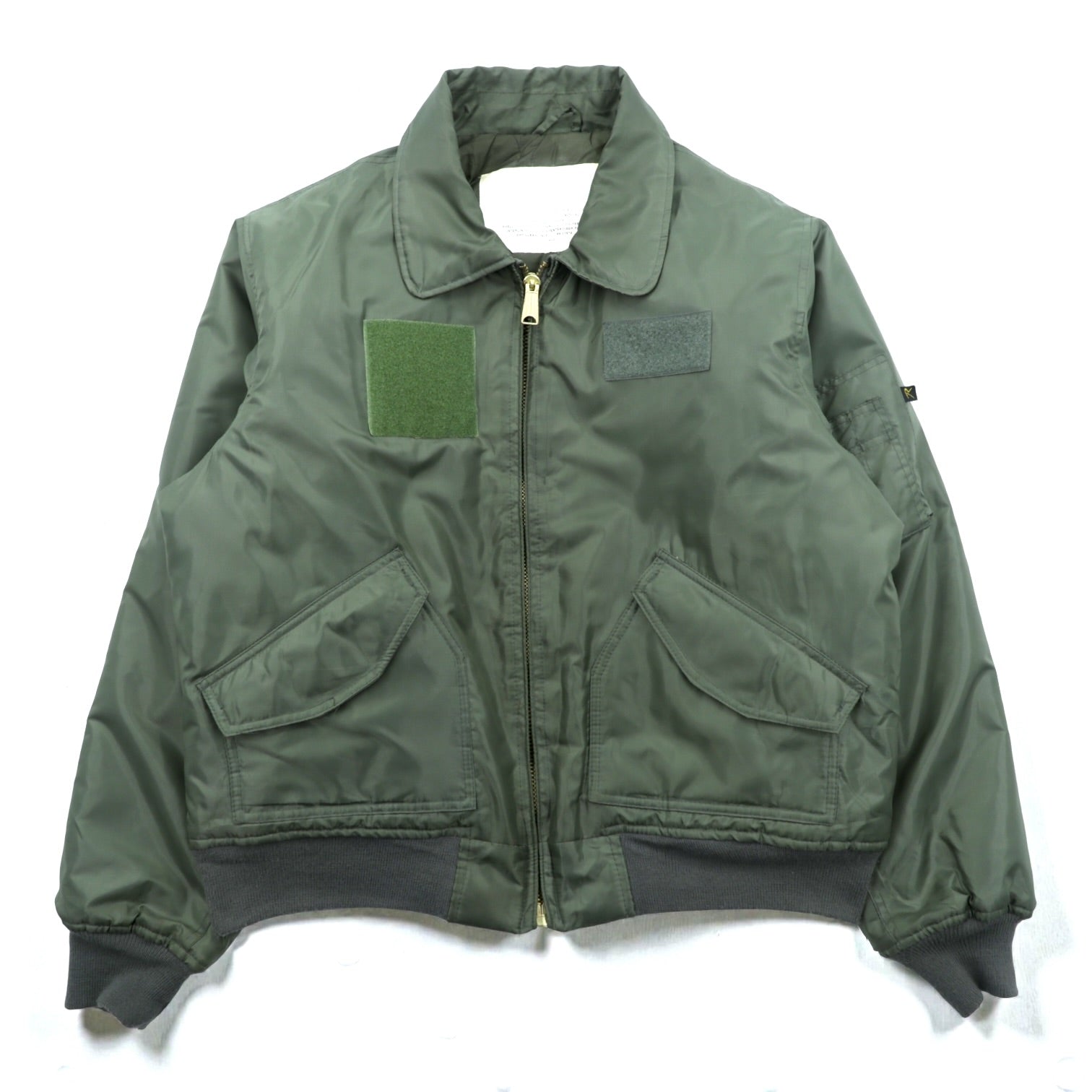 US AIR FORCE 米軍 CWU-45P 短丈 フライトジャケット XL カーキ 中綿 ナイロン 00-0423-41 ROTHCO