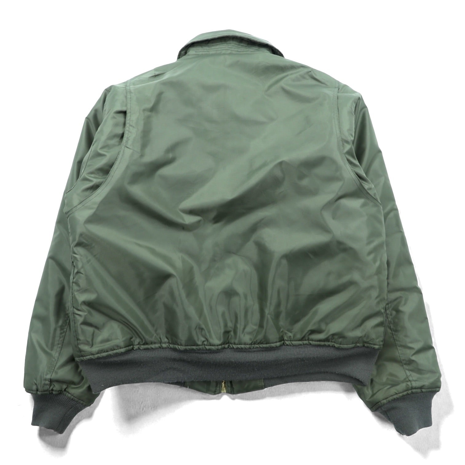 US AIR FORCE 米軍 CWU-45P 短丈 フライトジャケット XL カーキ 中綿 ナイロン 00-0423-41 ROTHCO