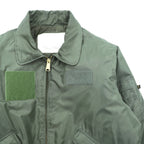 US AIR FORCE 米軍 CWU-45P 短丈 フライトジャケット XL カーキ 中綿 ナイロン 00-0423-41 ROTHCO