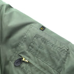 US AIR FORCE 米軍 CWU-45P 短丈 フライトジャケット XL カーキ 中綿 ナイロン 00-0423-41 ROTHCO