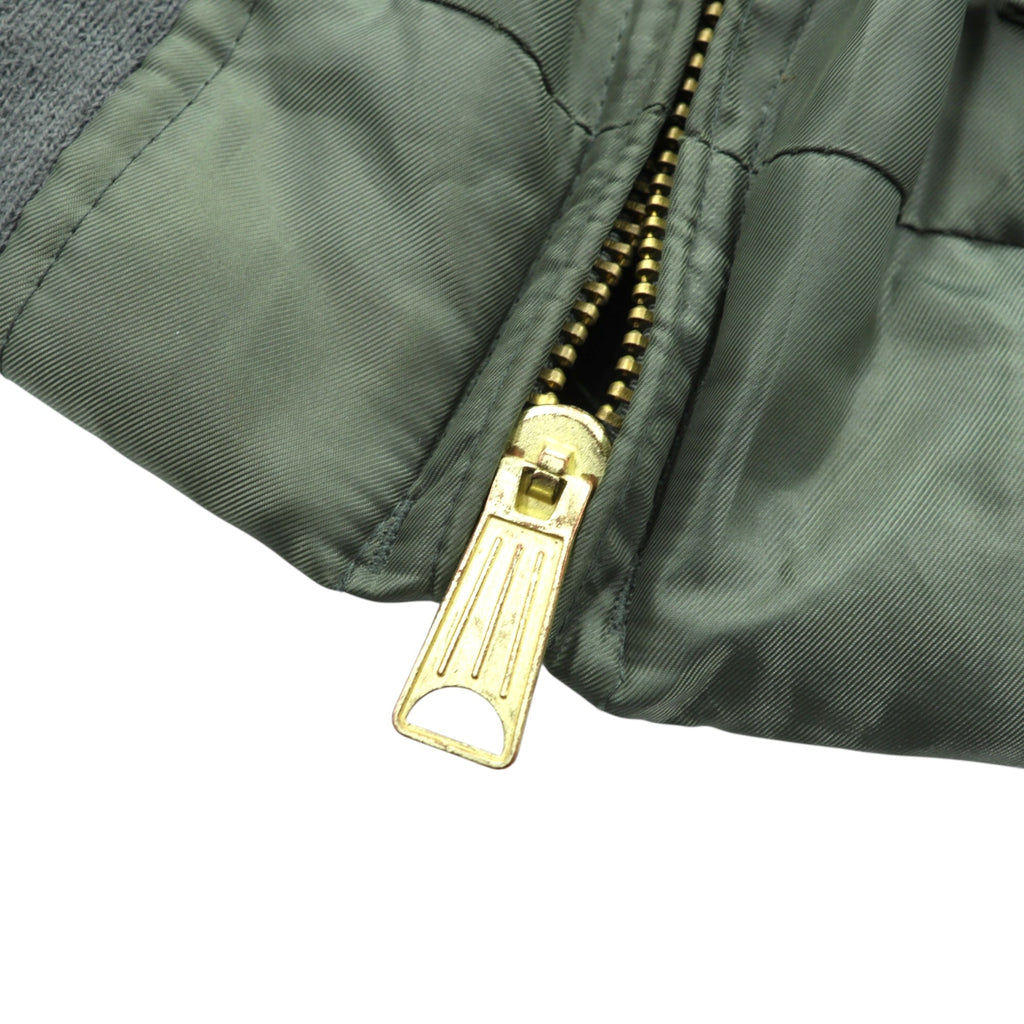 US AIR FORCE 米軍 CWU-45P 短丈 フライトジャケット XL カーキ 中綿 ナイロン 00-0423-41 ROTHCO