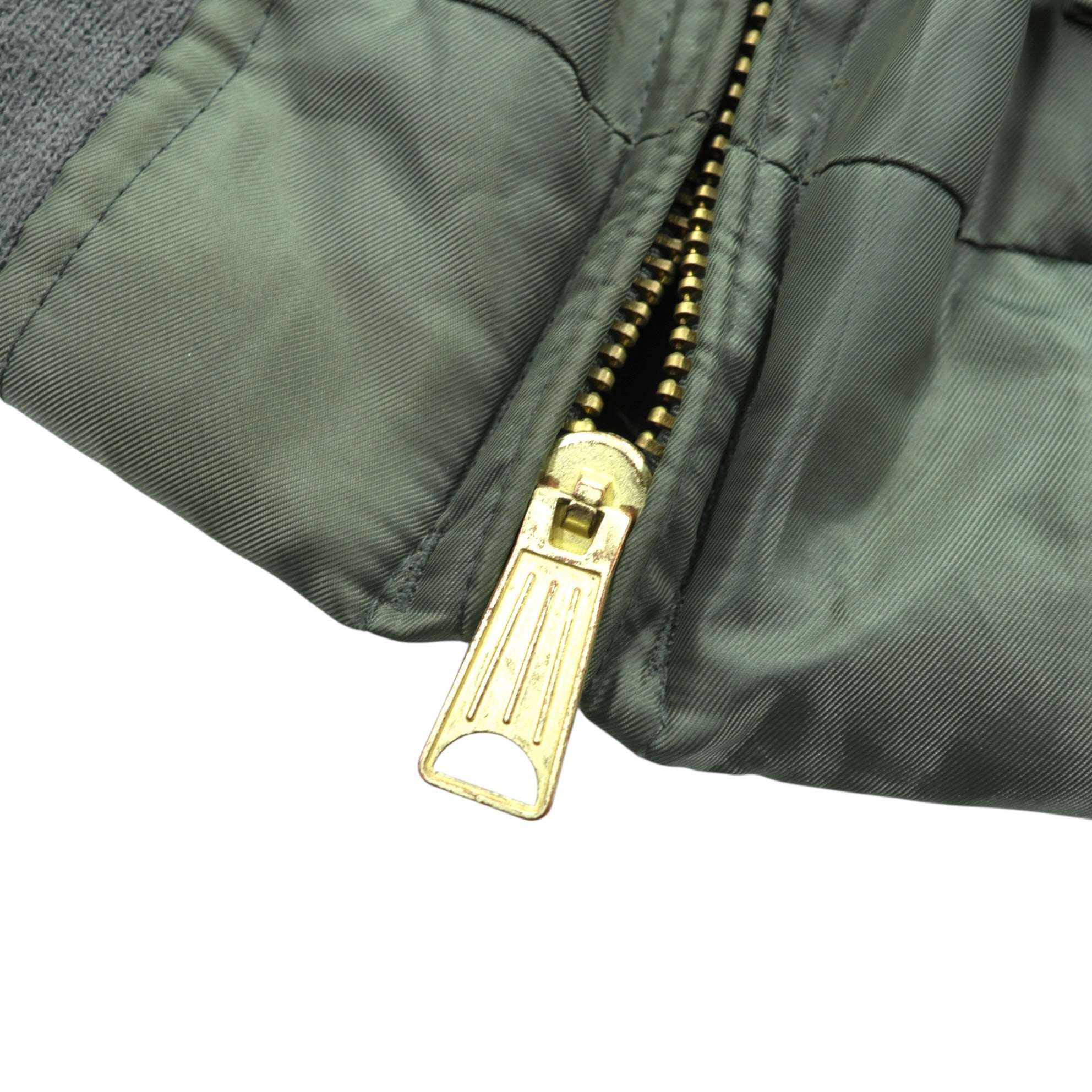 US AIR FORCE 米軍 CWU-45P 短丈 フライトジャケット XL カーキ 中綿 ナイロン 00-0423-41 ROTHCO