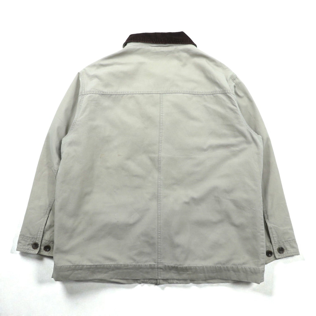 Cabela's 90年代 ワークジャケット フィールドジャケット XL ベージュ コットン 襟コーデュロイ