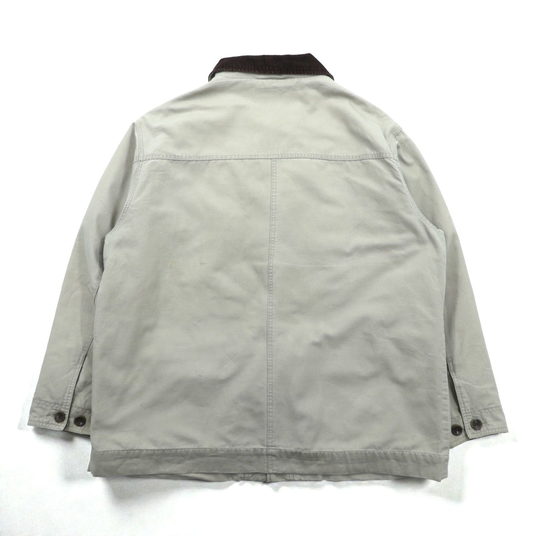 Cabela's 90s Work Jacket, Field XL, Beige Cotton, Corduroy Collar