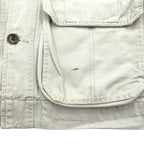 Cabela's 90年代 ワークジャケット フィールドジャケット XL ベージュ コットン 襟コーデュロイ