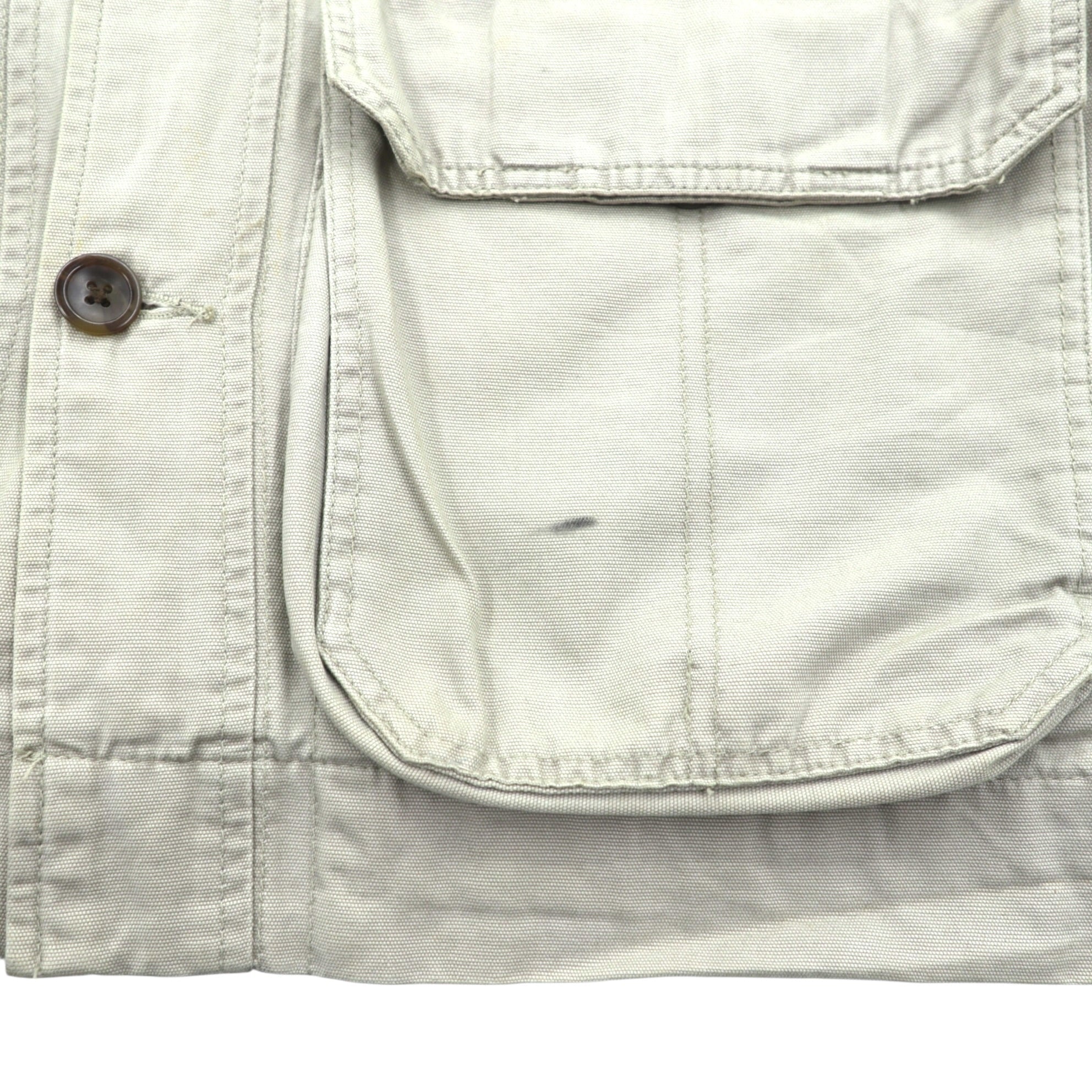 Cabela's 90年代 ワークジャケット フィールドジャケット XL ベージュ コットン 襟コーデュロイ