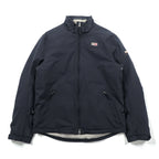 NAPAPIJRI 中綿 ナイロンジャケット 防水 フリースライナー L ブラック ダブルジップ ドローコード スタンドカラー SHELTER WINTER JACKET N0YEBH