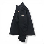 NAPAPIJRI 中綿 ナイロンジャケット 防水 フリースライナー L ブラック ダブルジップ ドローコード スタンドカラー SHELTER WINTER JACKET N0YEBH