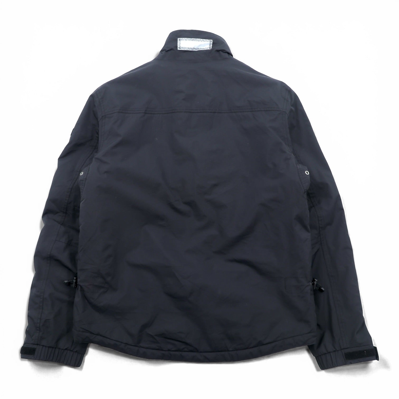 NAPAPIJRI 中綿 ナイロンジャケット 防水 フリースライナー L ブラック ダブルジップ ドローコード スタンドカラー SHELTER WINTER JACKET N0YEBH