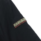 NAPAPIJRI 中綿 ナイロンジャケット 防水 フリースライナー L ブラック ダブルジップ ドローコード スタンドカラー SHELTER WINTER JACKET N0YEBH