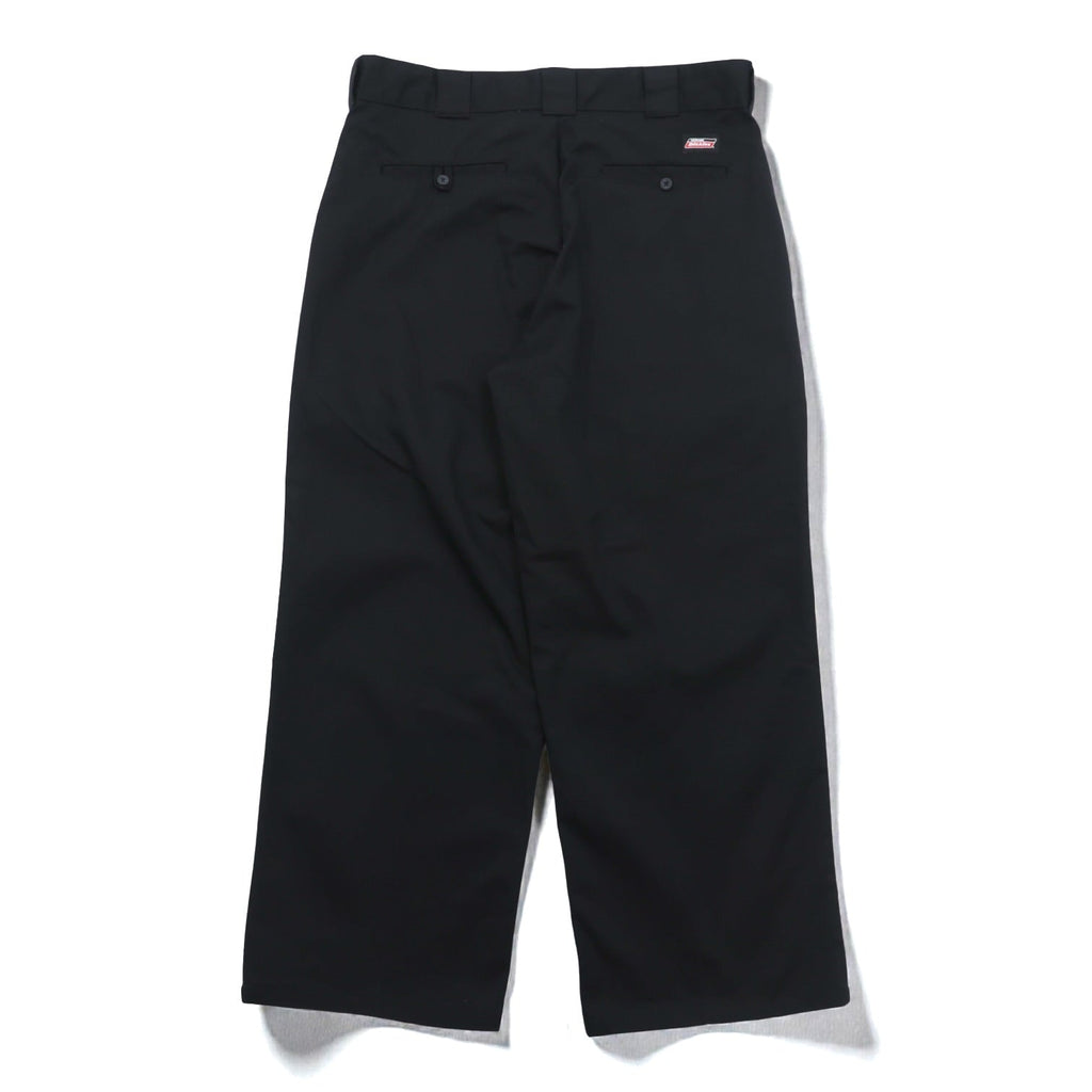 Dickies ワイド チノパンツ ワークパンツ L ブラック ポリエステル G11013BK