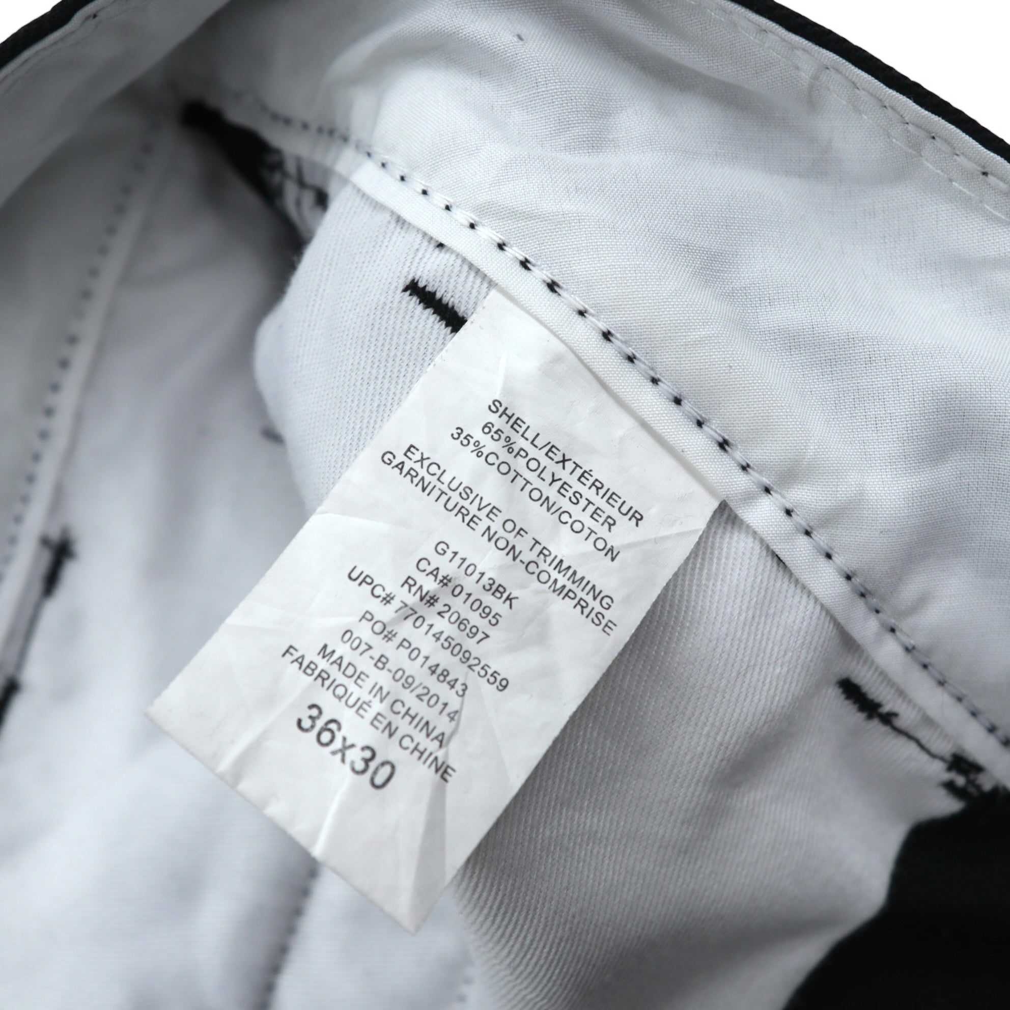 Dickies ワイド チノパンツ ワークパンツ L ブラック ポリエステル G11013BK