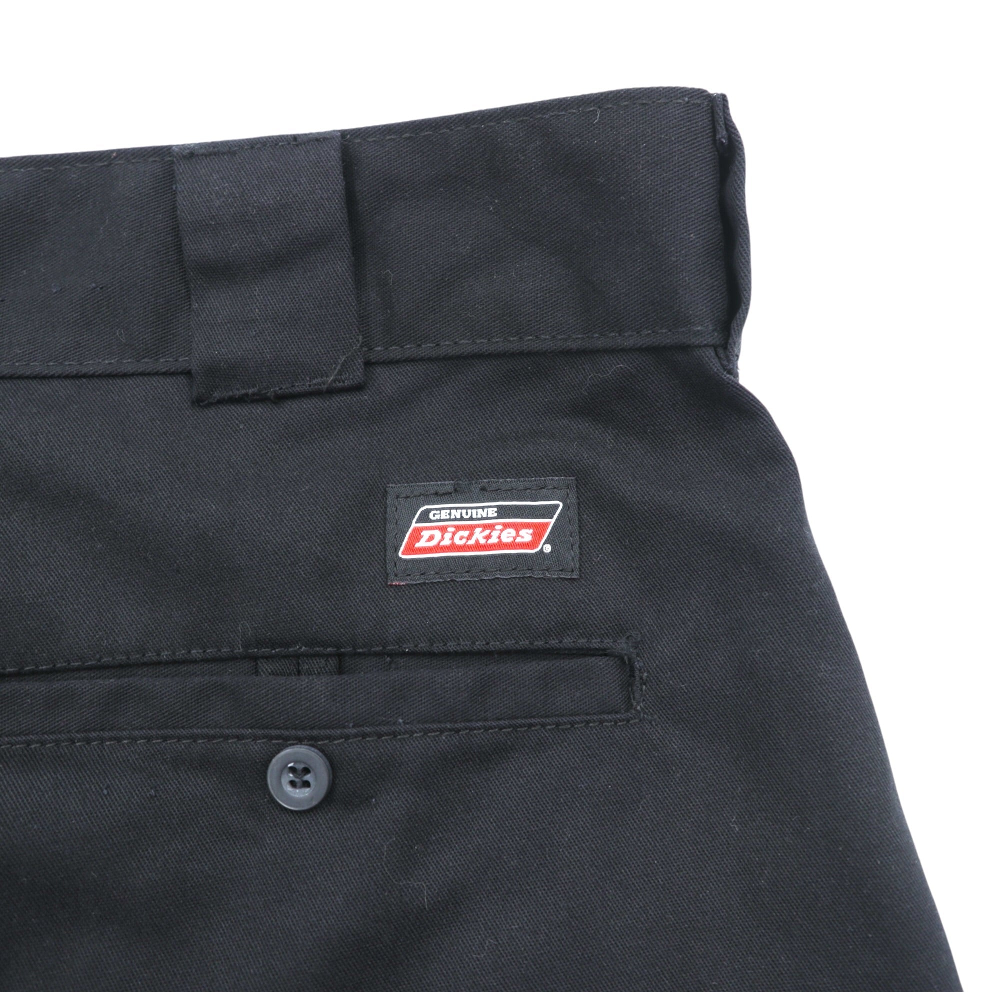Dickies ワイド チノパンツ ワークパンツ L ブラック ポリエステル G11013BK