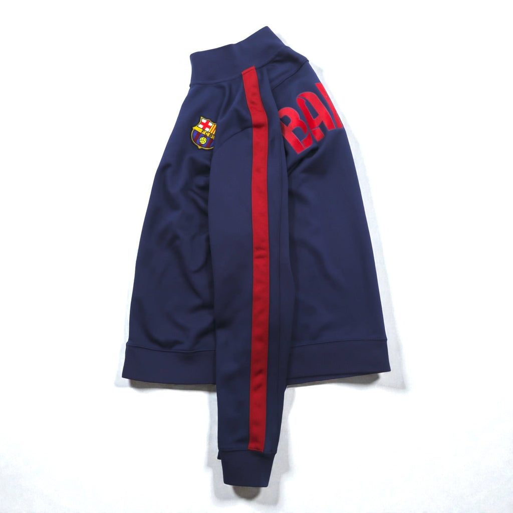 NIKE トラックジャケット FCバルセロナ ジャージ L ネイビー サイドライン 542394-410