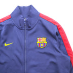 NIKE トラックジャケット FCバルセロナ ジャージ L ネイビー サイドライン 542394-410