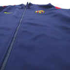 NIKE トラックジャケット FCバルセロナ ジャージ L ネイビー サイドライン 542394-410